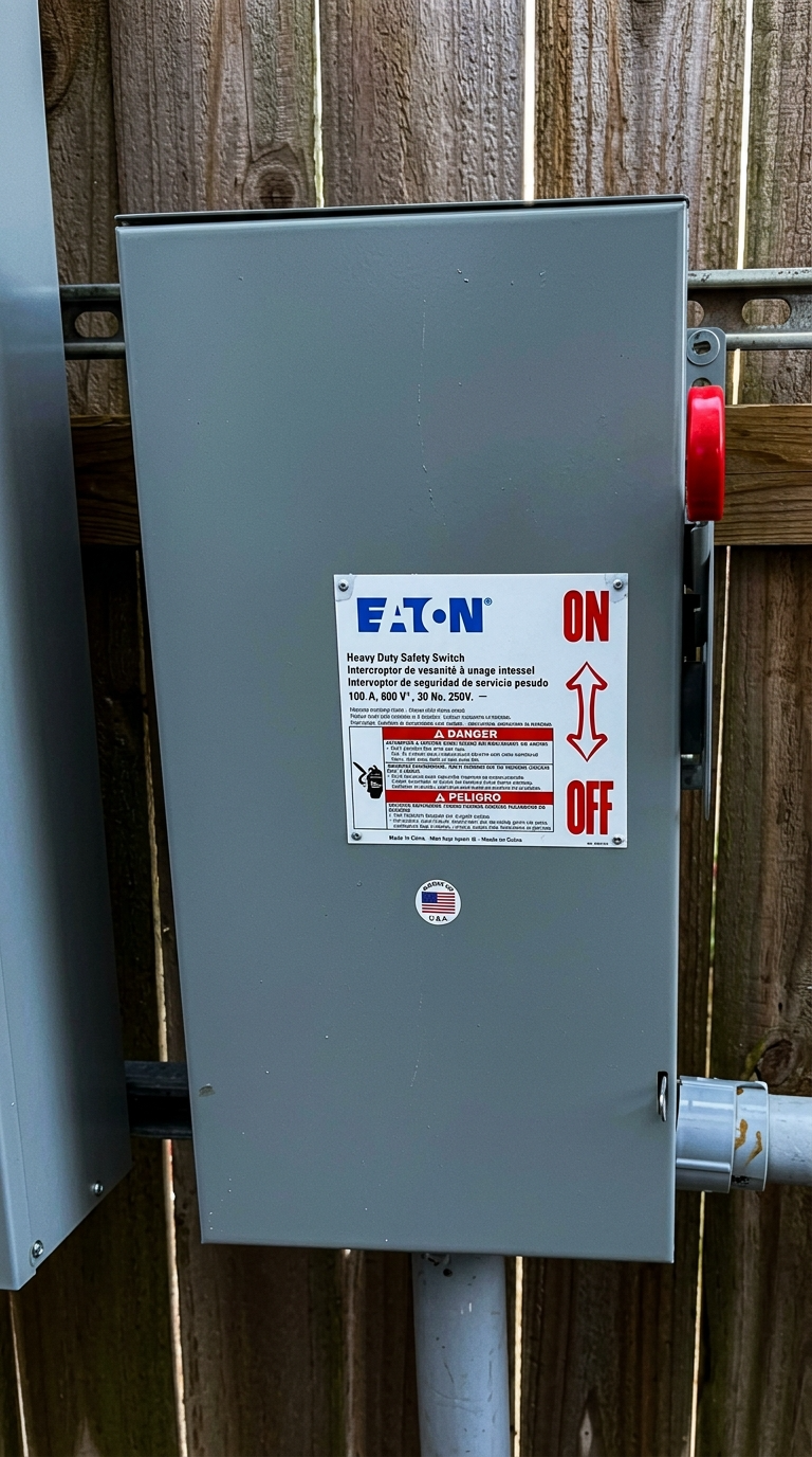 Safety disconnect switch