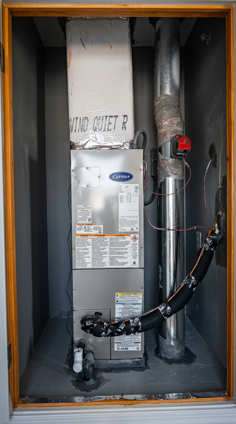 HVAC furnace installation